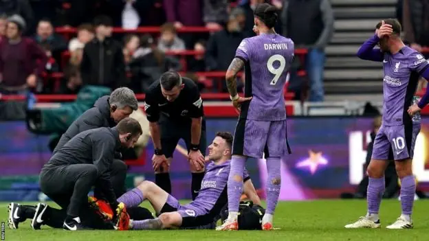 Liverpool's Diogo Jota facing lengthy spell on sidelines due to knee injury